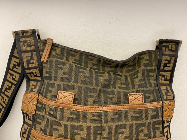 Fendi FF Brown Crossbody Bag