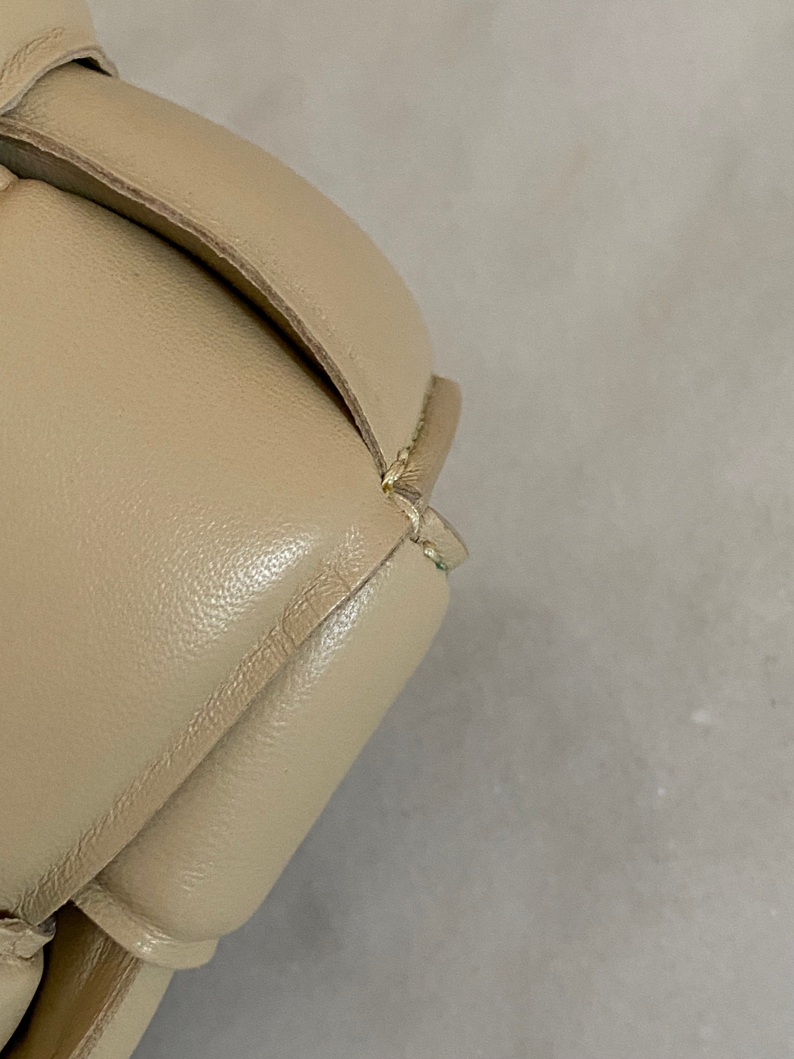 Bottega Veneta Beige Padded Cassette Crossbody Bag