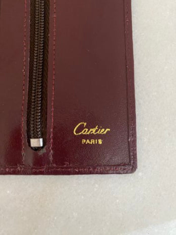 Cartier Red Long Wallet