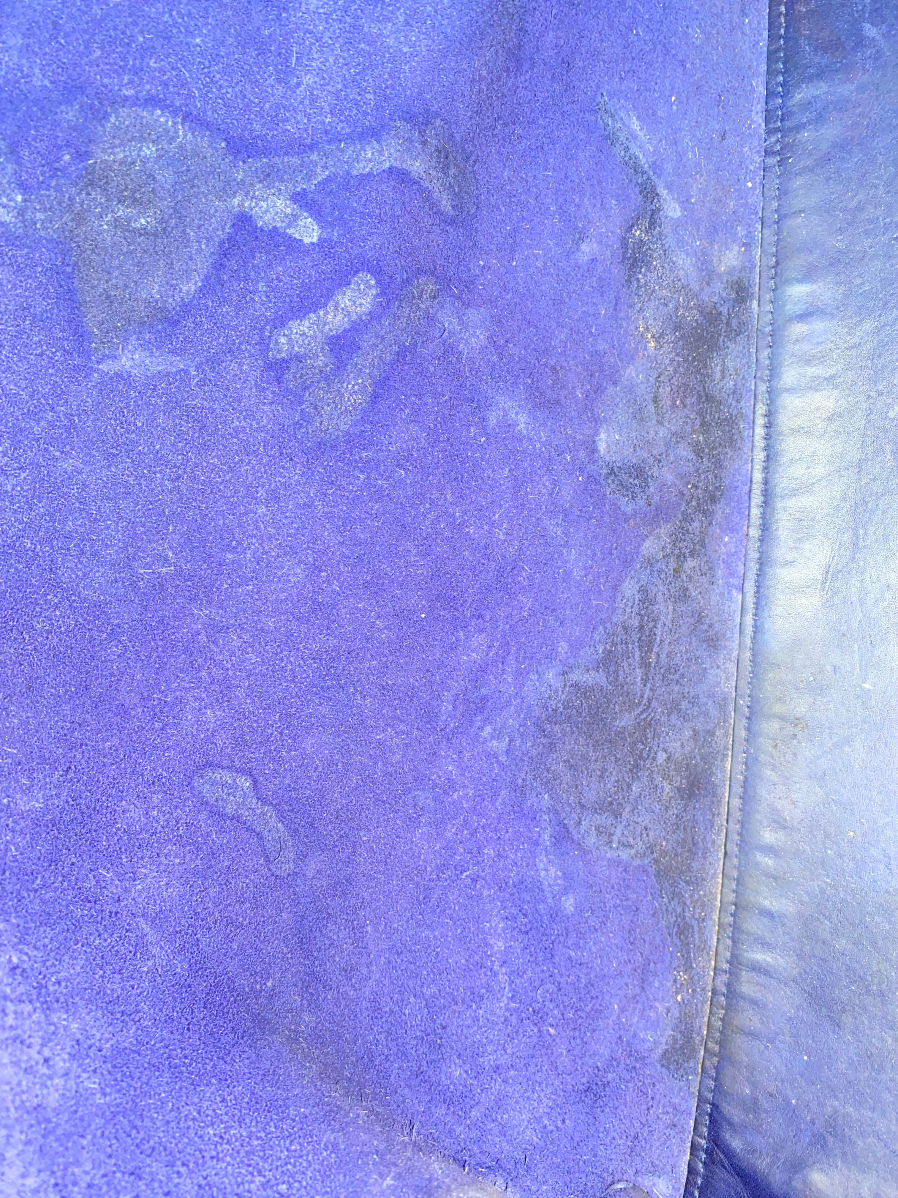YSL Blue ChYc Large Cabas Y Lock Tote Bag