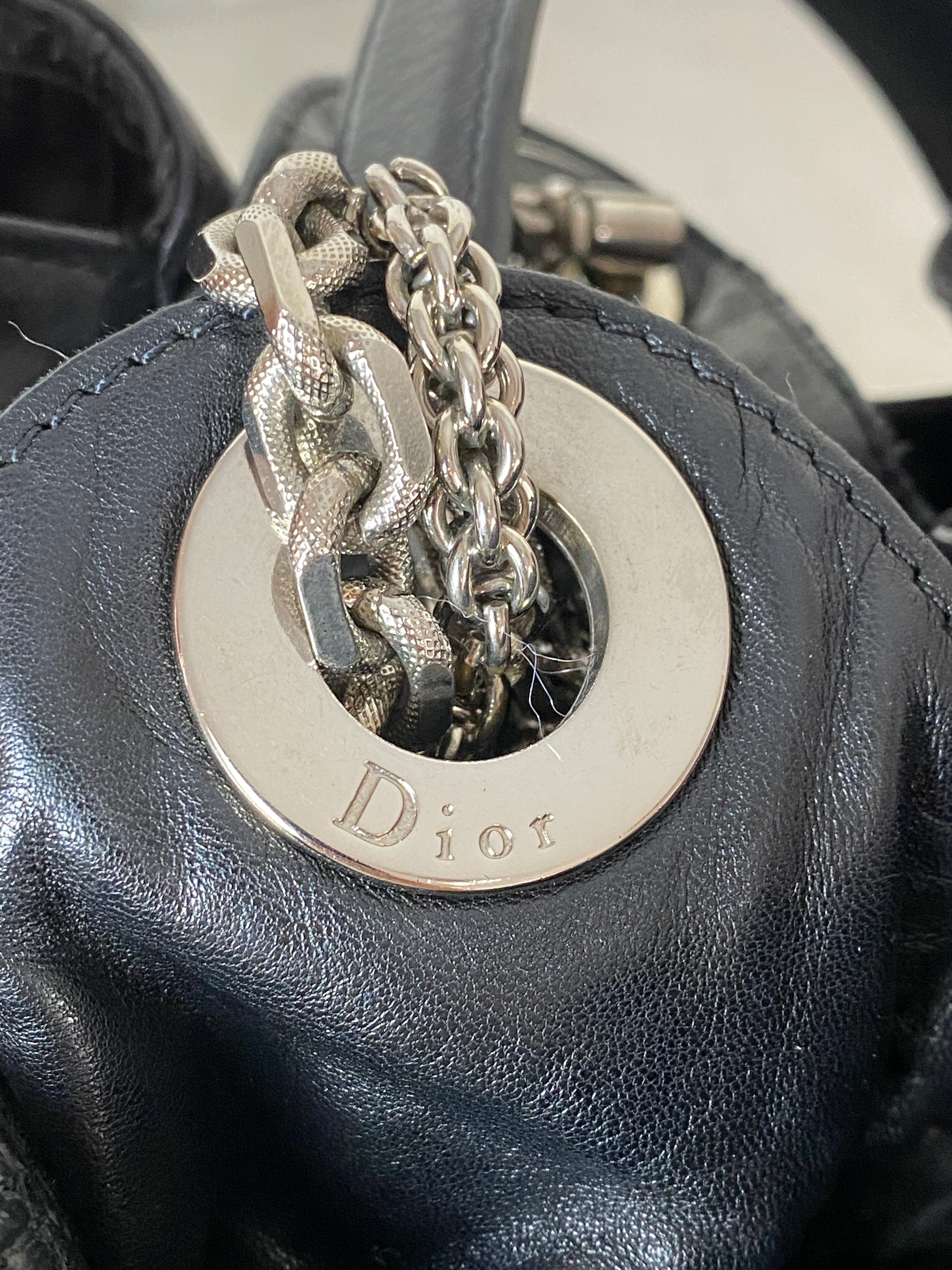 Christian Dior Black Le Trente Shoulder Bag