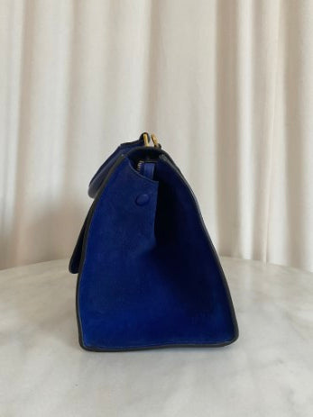 Celine Dark Blue Trapeze Bag