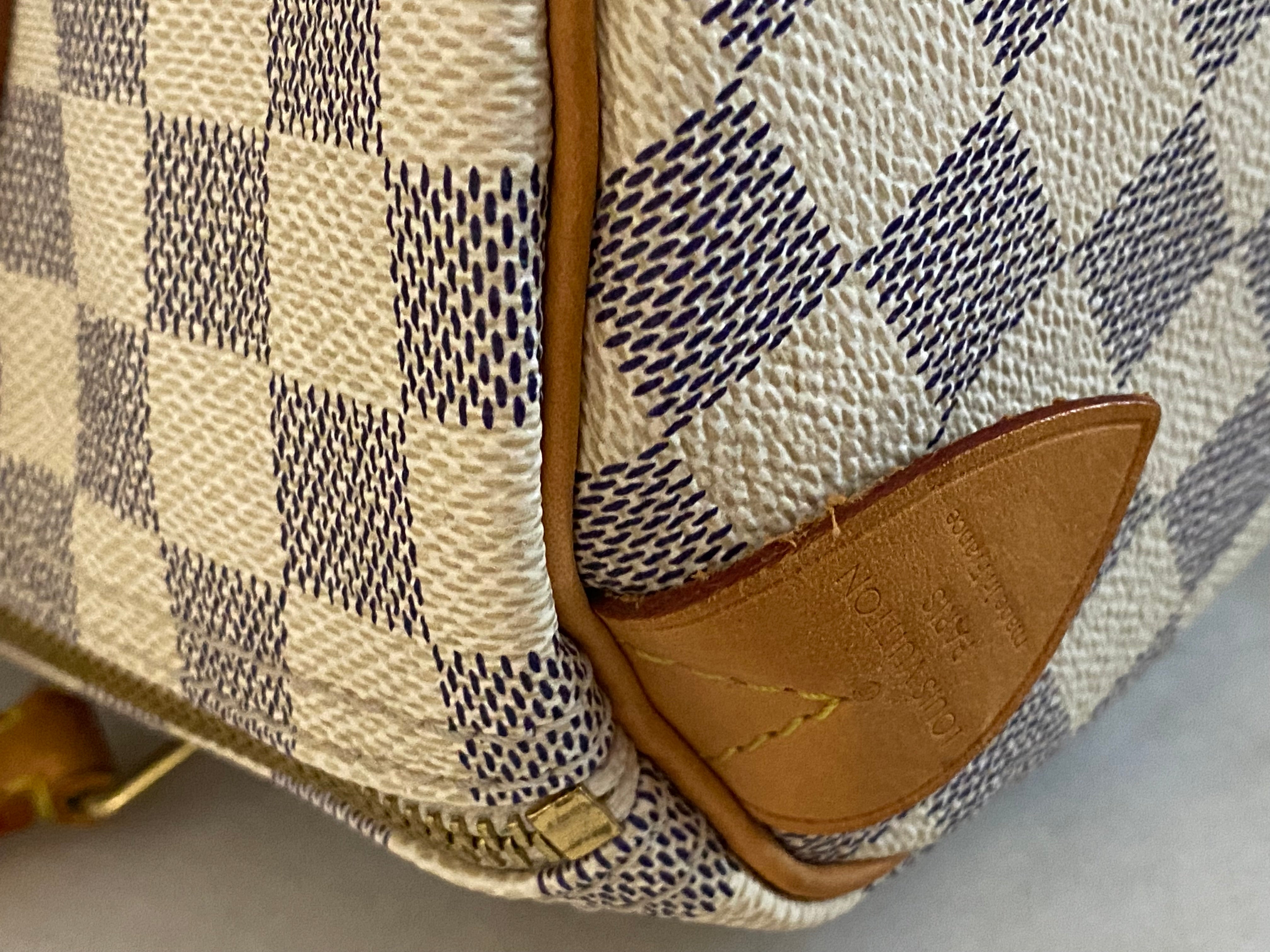 Louis Vuitton Damier Azur Speedy 30 Bag