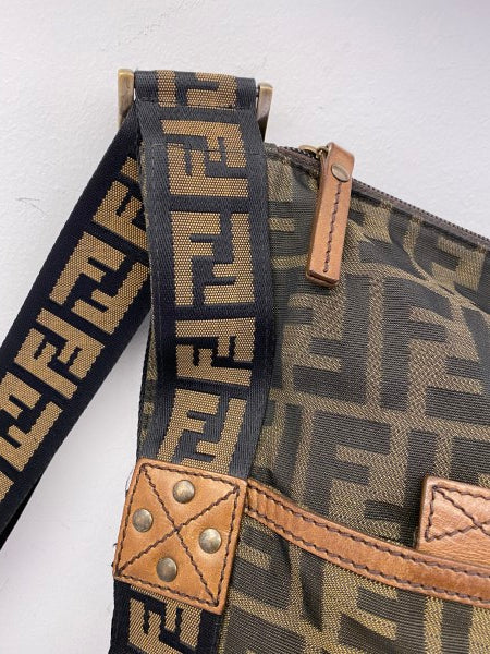 Fendi FF Brown Crossbody Bag