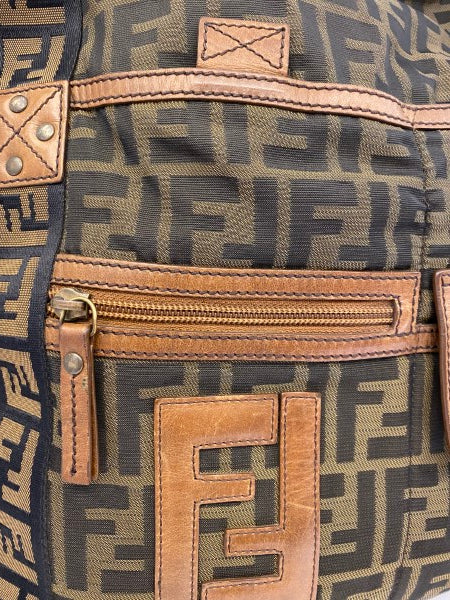 Fendi FF Brown Crossbody Bag