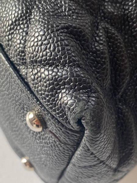 Chanel Black French Riviera Hobo Bag