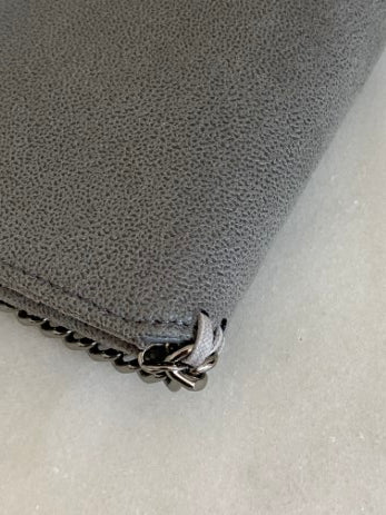 Stella Mccartney Grey Continental Falabella Long Wallet