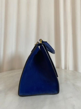 Celine Dark Blue Trapeze Bag