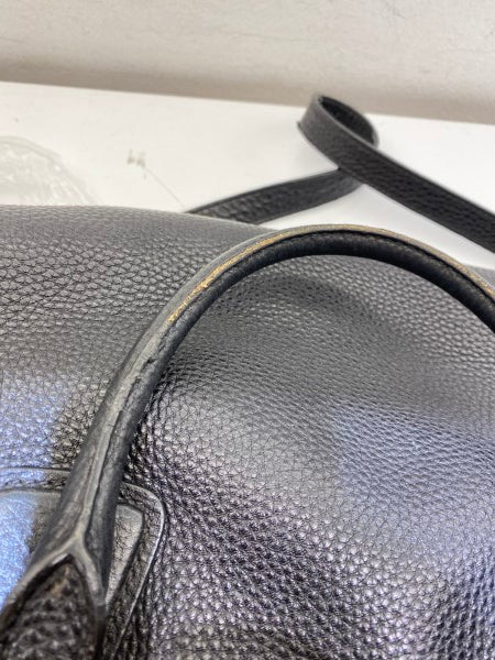 Prada Black Vitello Daino Tote Bag