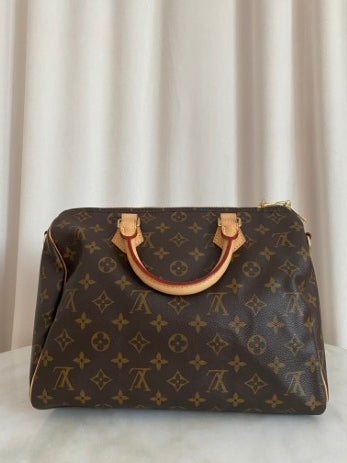 Louis Vuitton Monogram Bandouliere Speedy 30 Bag