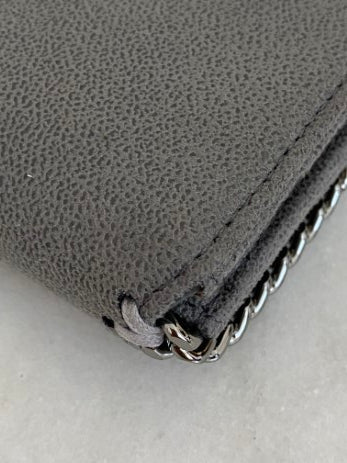 Stella Mccartney Grey Continental Falabella Long Wallet