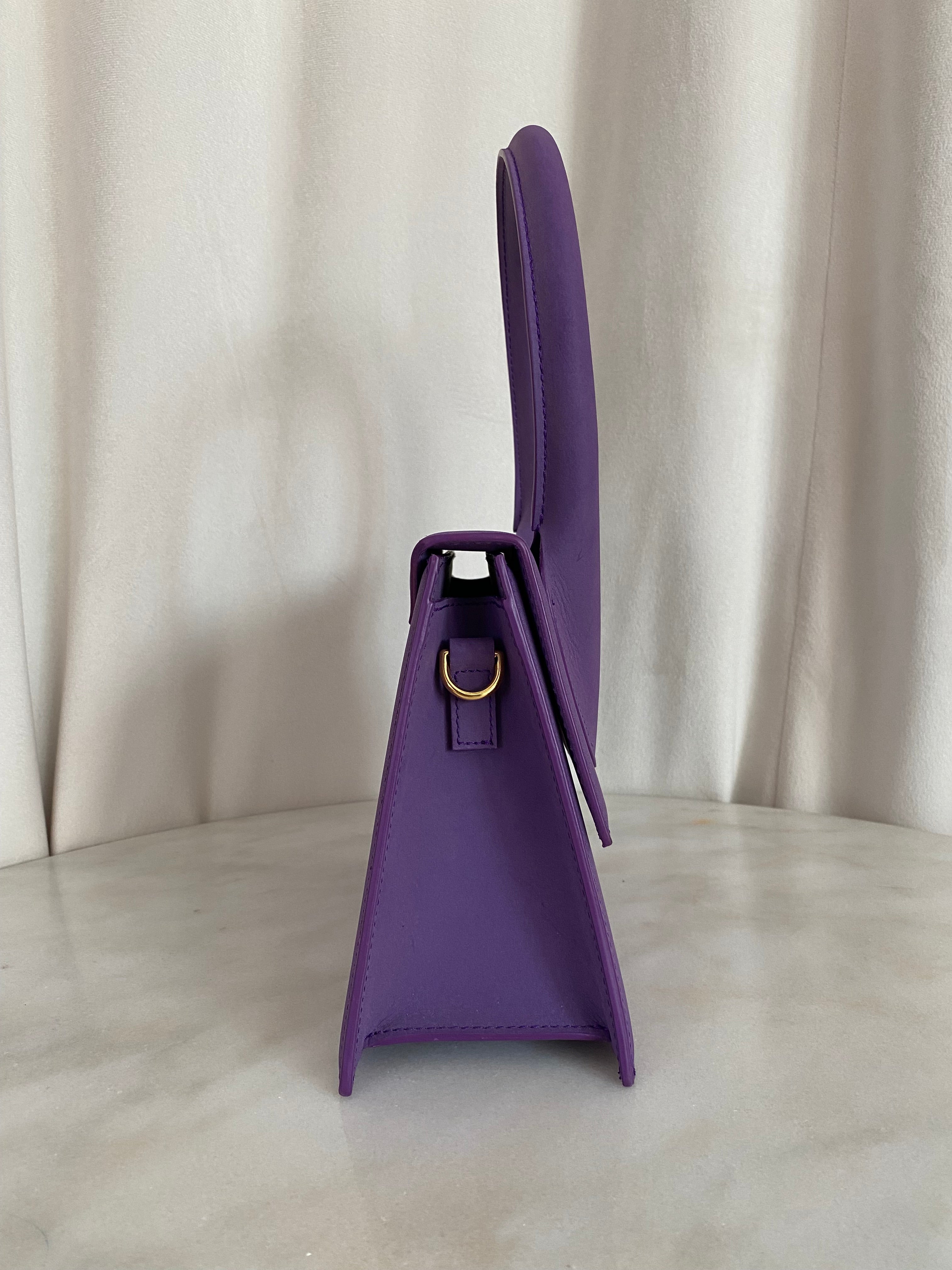 Jacquemus Purple Le Grand Chiquito Tote Bag