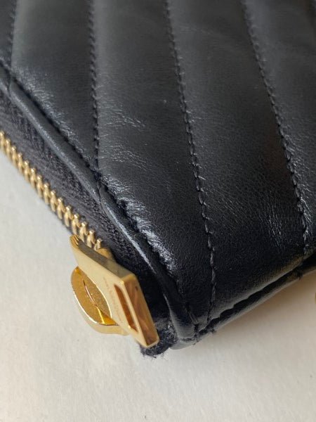 YSL Black Cassandre Medium Classic Clutch