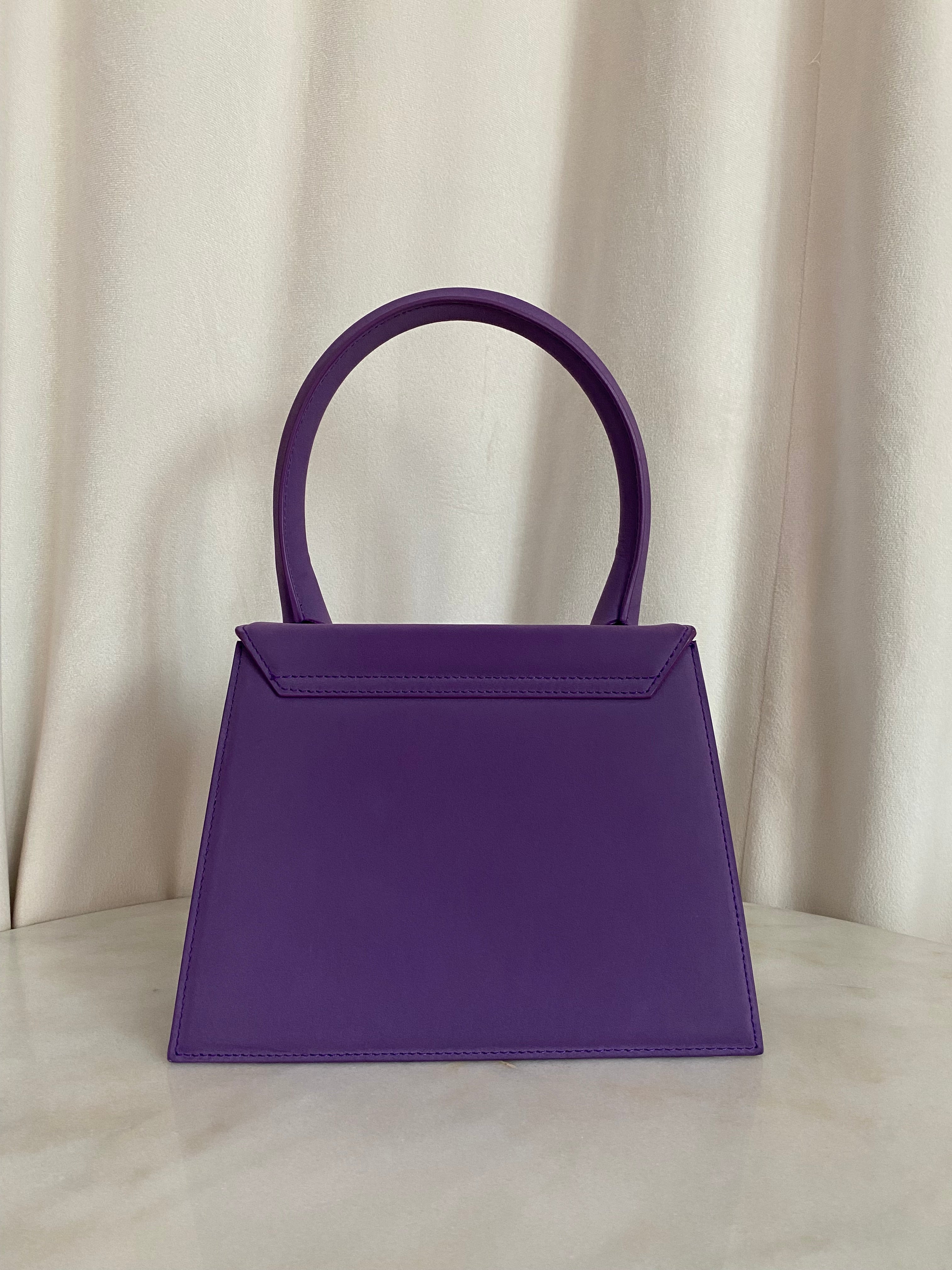 Jacquemus Purple Le Grand Chiquito Tote Bag