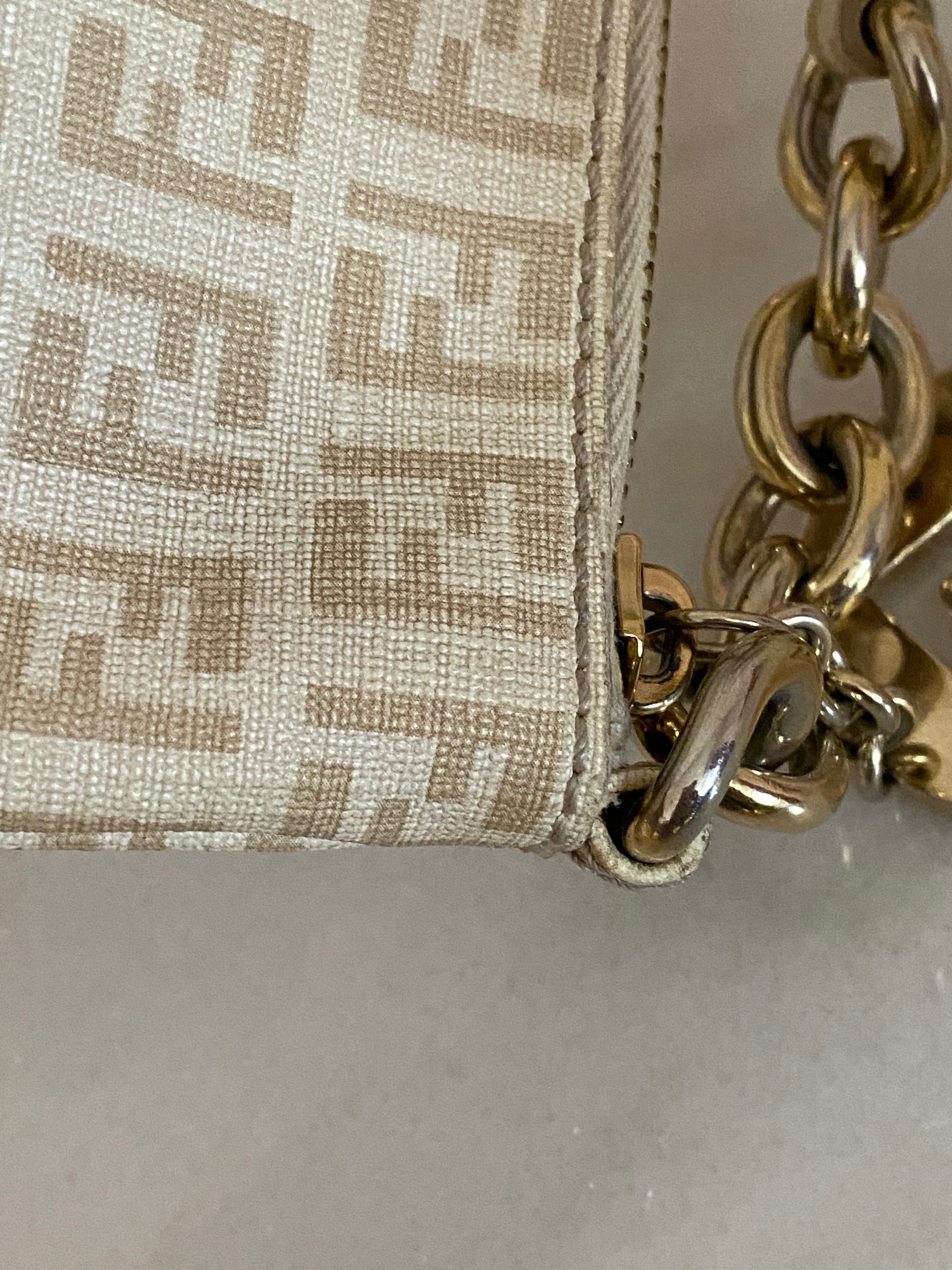 Fendi Beige Zucchino Crossbody Bag