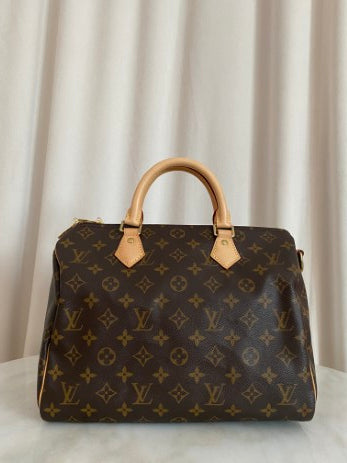 Louis Vuitton Monogram Bandouliere Speedy 30 Bag