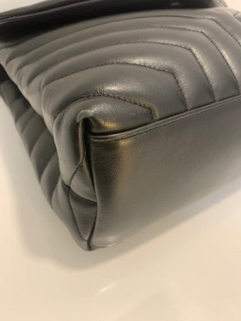 YSL Black Loulou Medium Bag