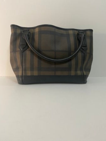 Burberry Smoked House Check Tote Bag