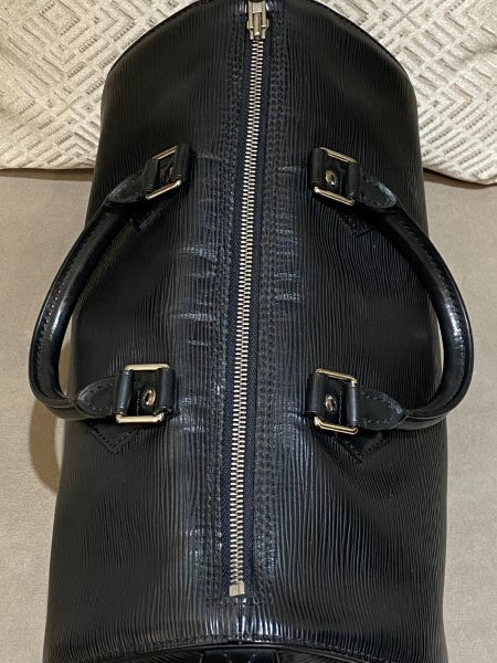 Louis Vuitton Noir Speedy 35 Bag