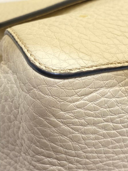 Valentino White V Ring Bag