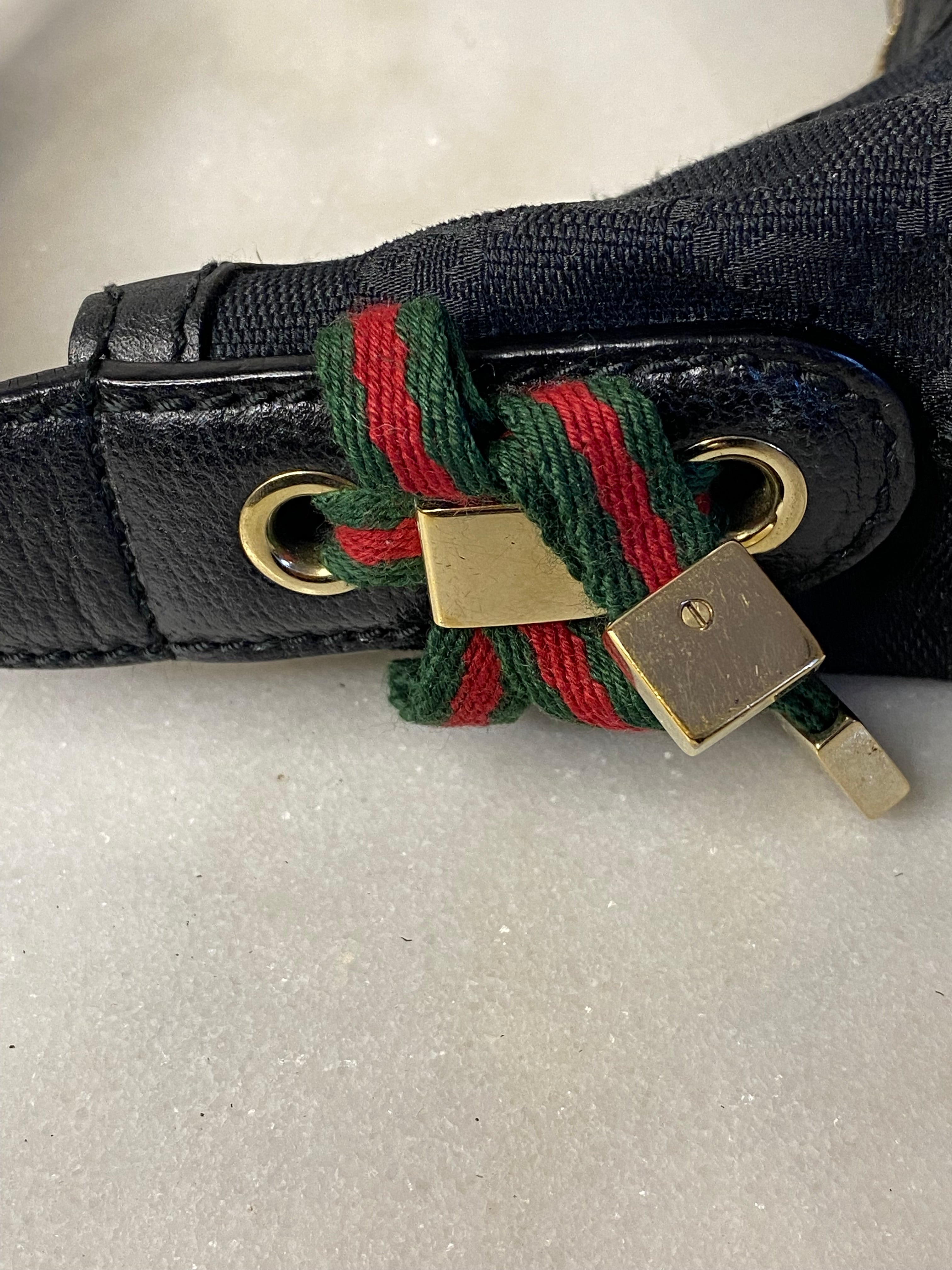 Gucci Black GG Shoulder Bag