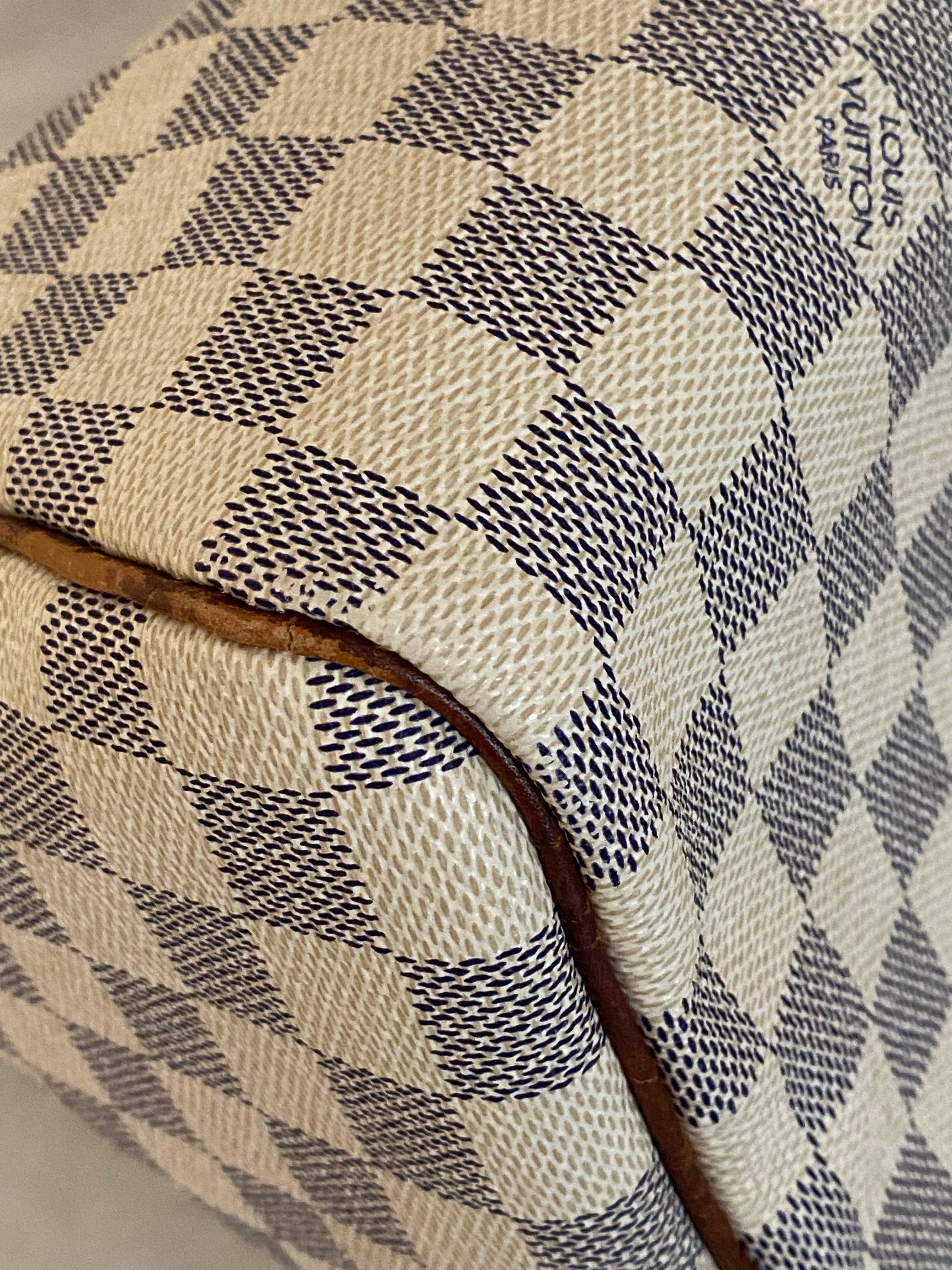 Louis Vuitton Damier Azur Speedy 30 Bag