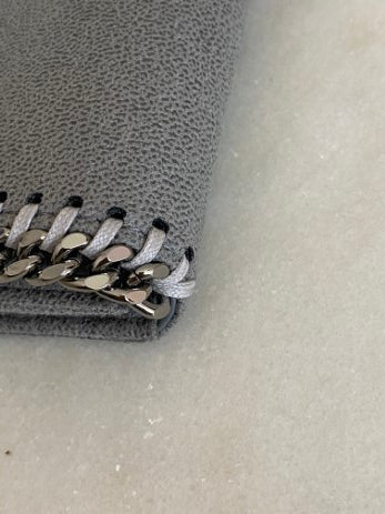 Stella Mccartney Grey Continental Falabella Long Wallet