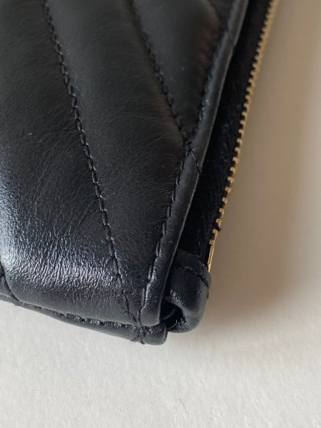 YSL Black Cassandre Medium Classic Clutch