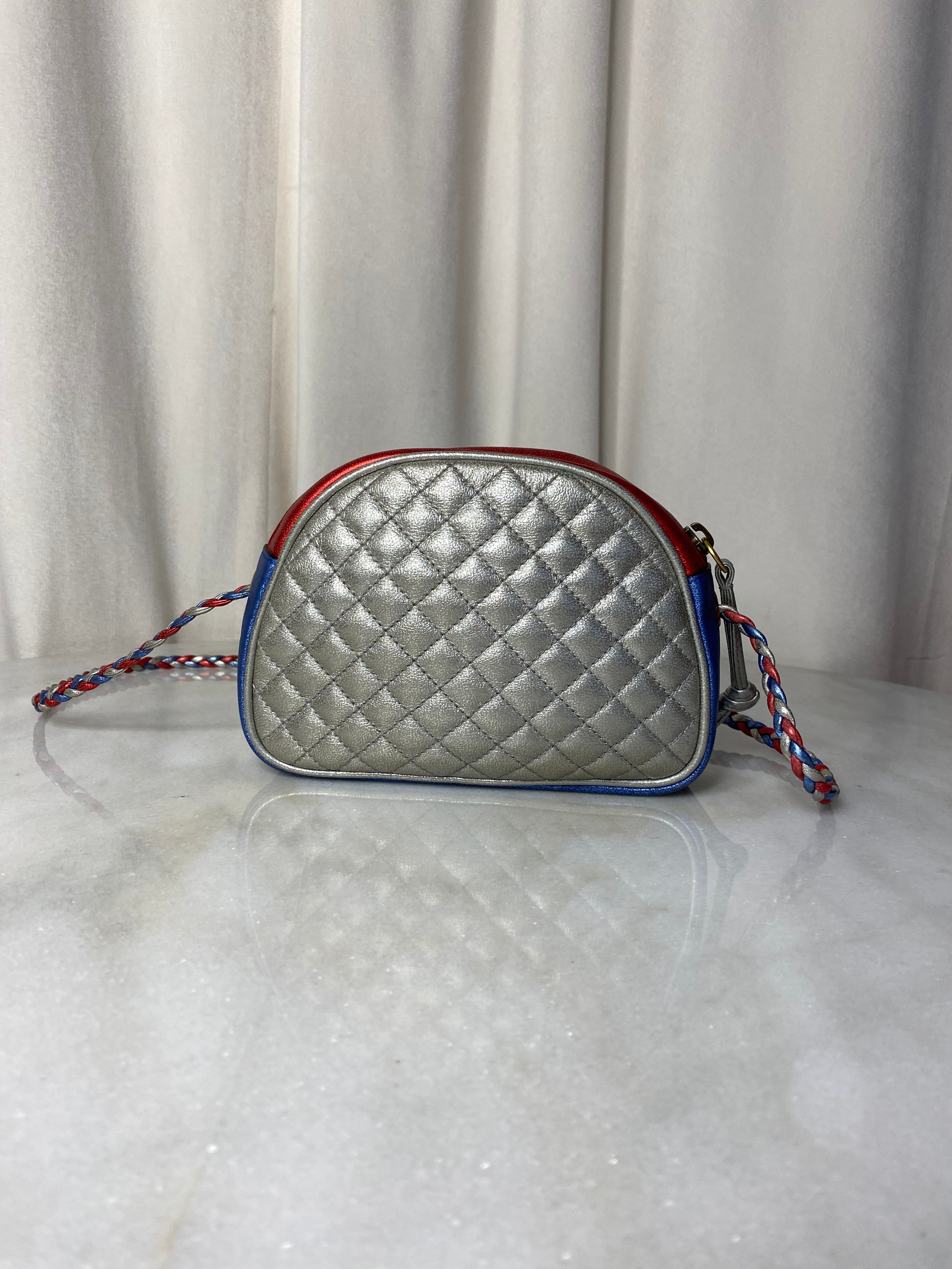 Gucci Metallic Bicolor Trapuntata Crossbody Bag