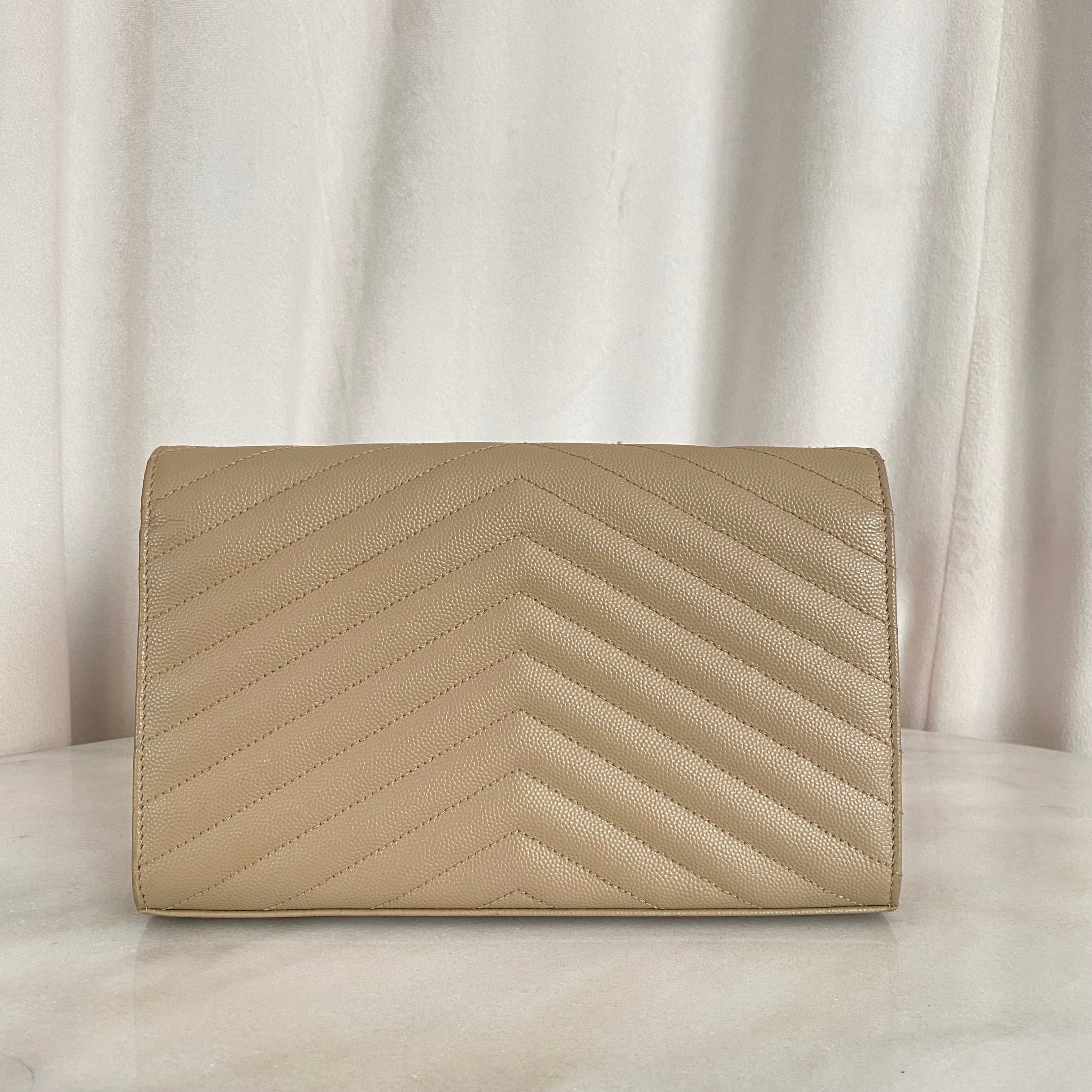 YSL Beige Cassandre WOC