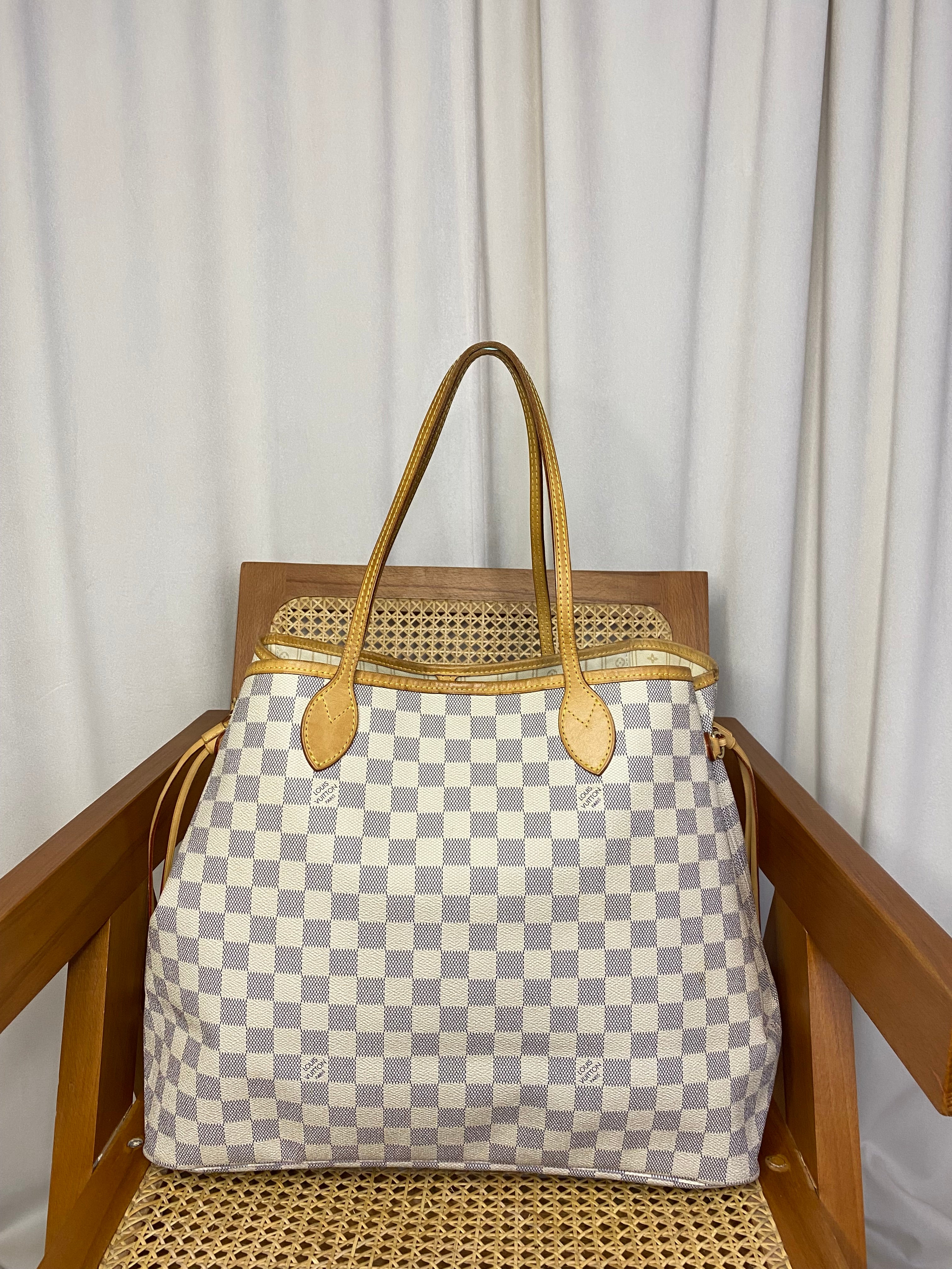 Louis Vuitton Damier Azur Neverfull GM Bag