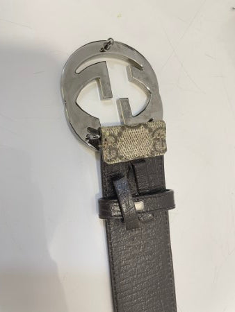 Gucci Bicolor GG Buckle Belt 38