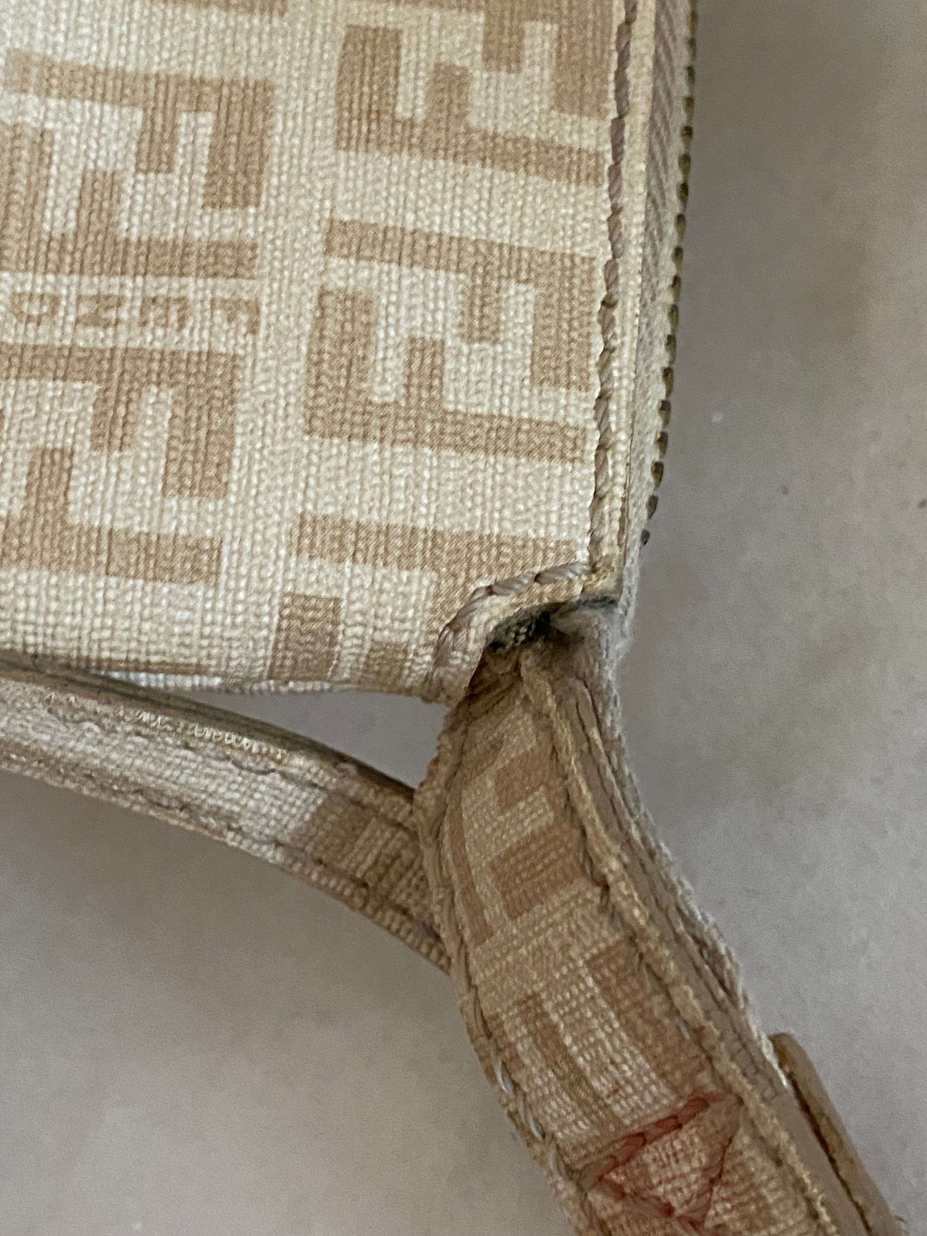 Fendi Beige Zucchino Crossbody Bag