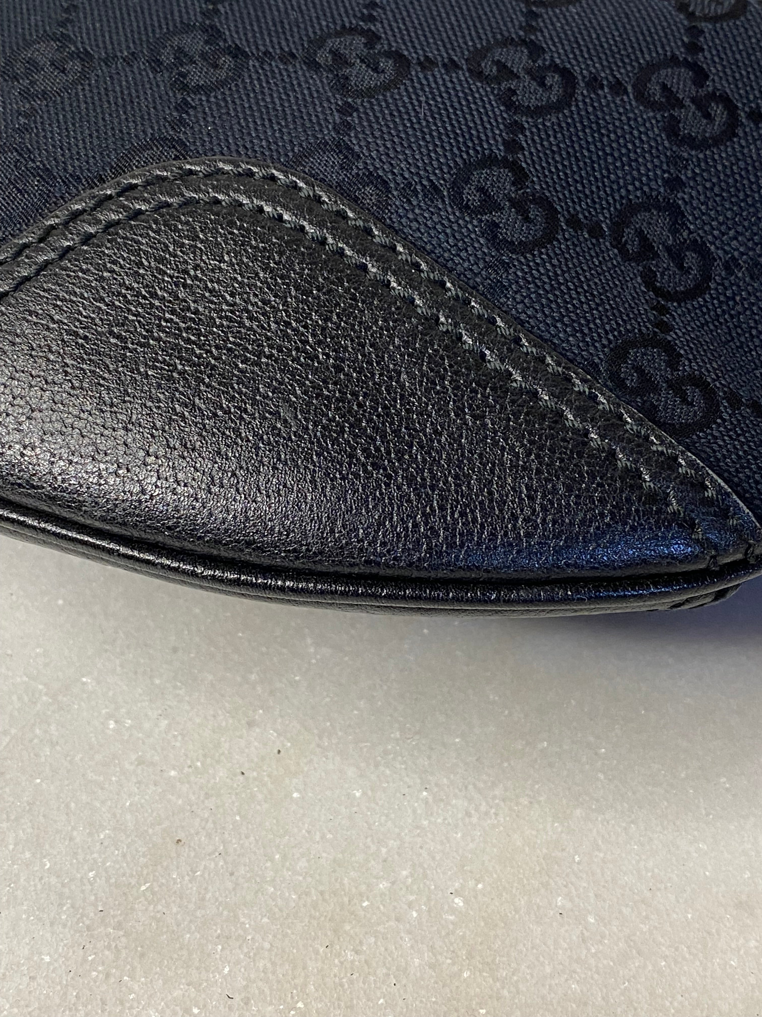 Gucci Black GG Shoulder Bag