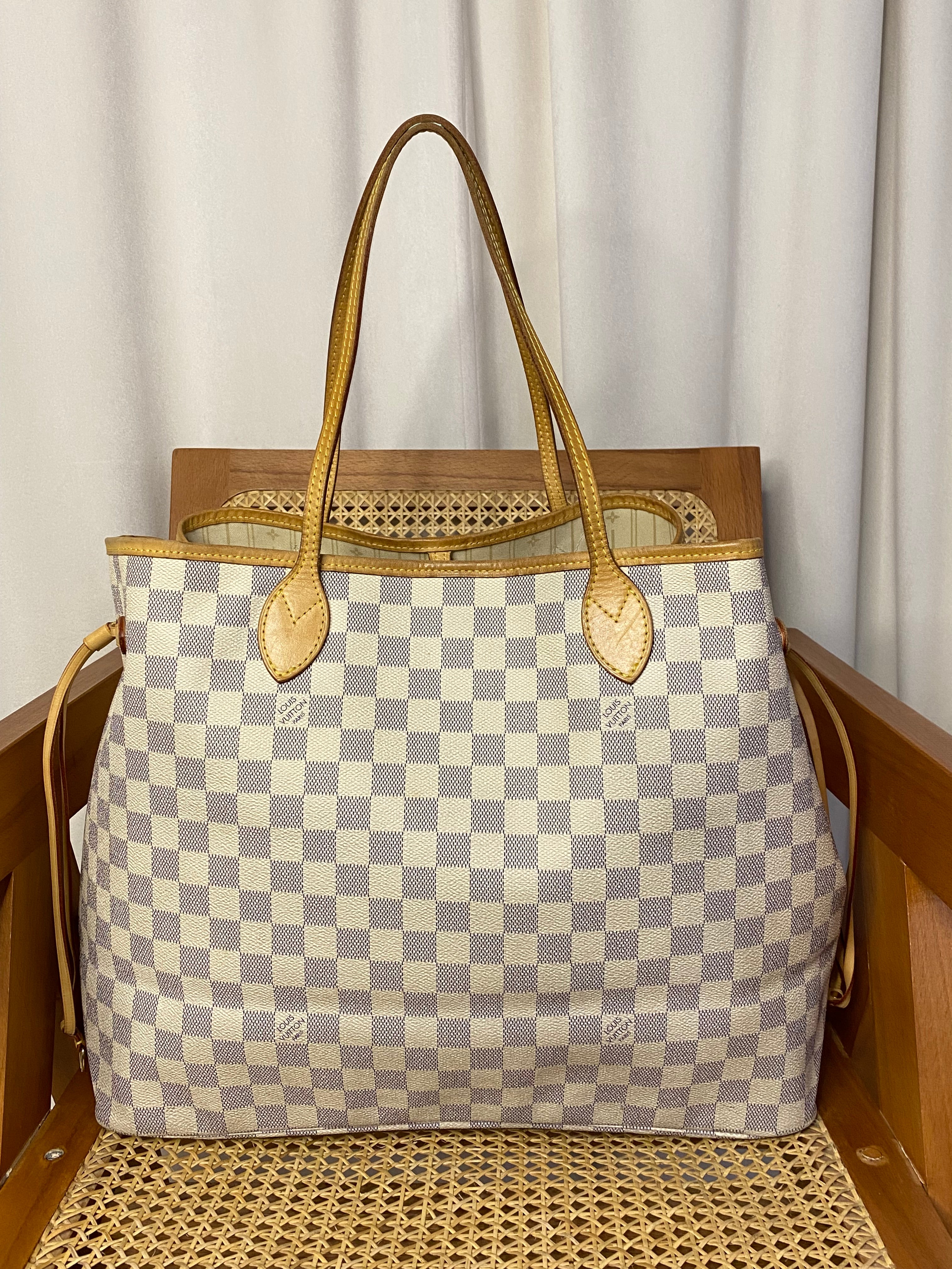 Louis Vuitton Damier Azur Neverfull GM Bag