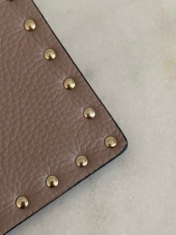 Valentino Nude Envelope Studded Clutch