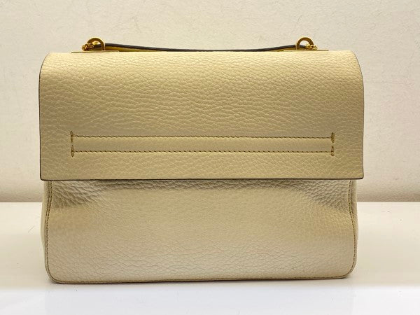 Valentino White V Ring Bag