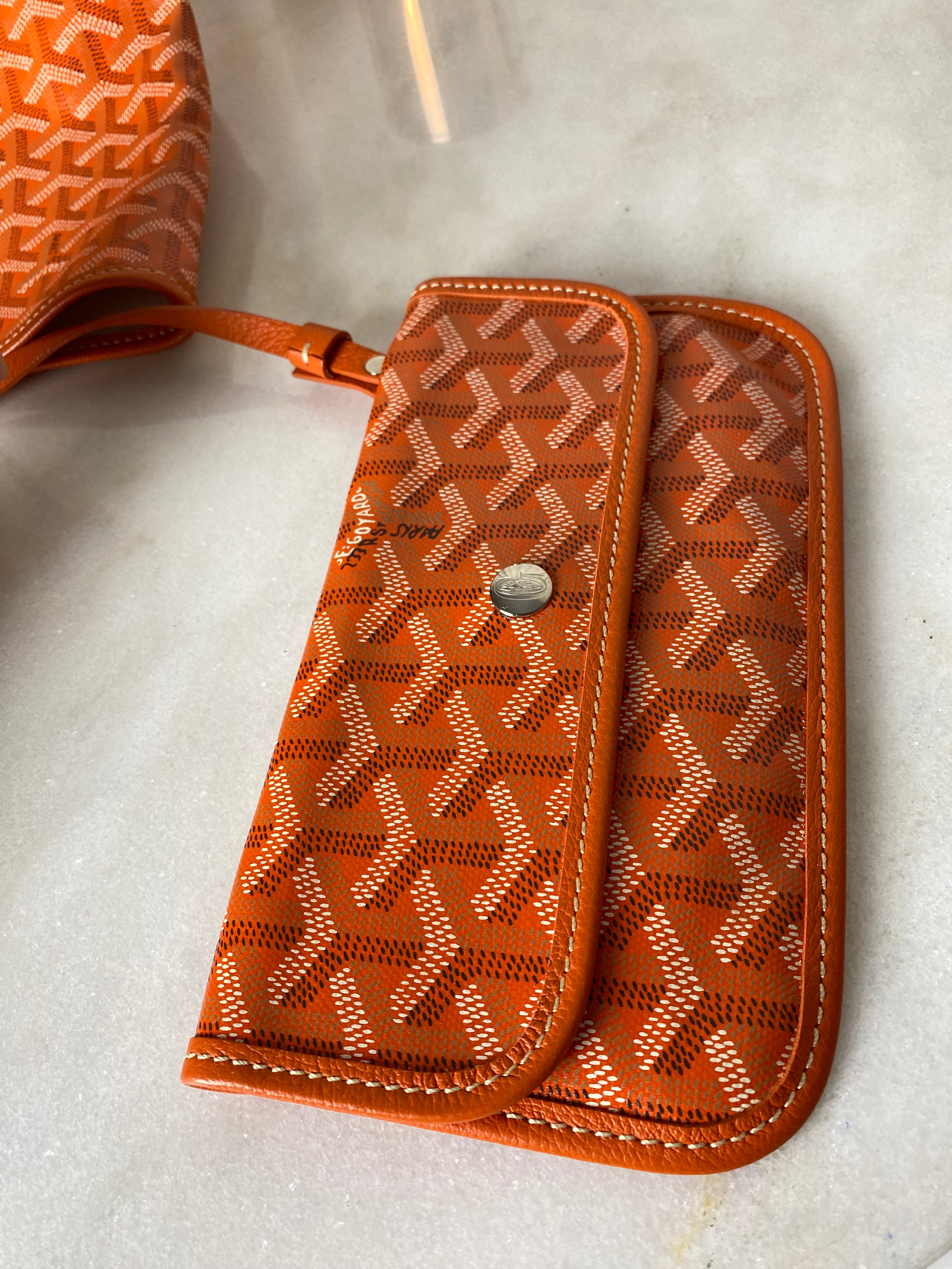 Goyard Orange Saint Louis PM Bag