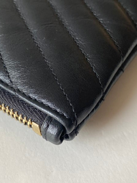 YSL Black Cassandre Medium Classic Clutch