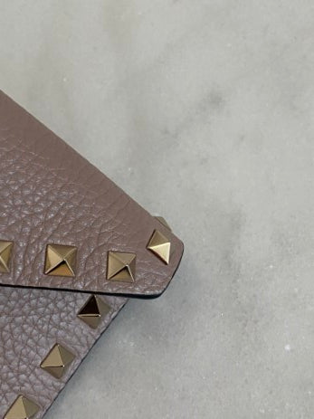 Valentino Nude Envelope Studded Clutch