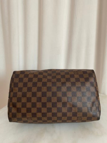 Louis Vuitton Damier Ebene Bandouliere Speedy 30 Bag