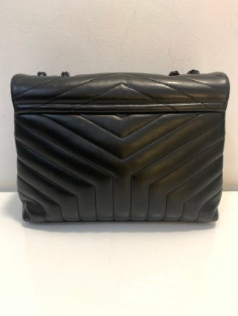 YSL Black Loulou Medium Bag