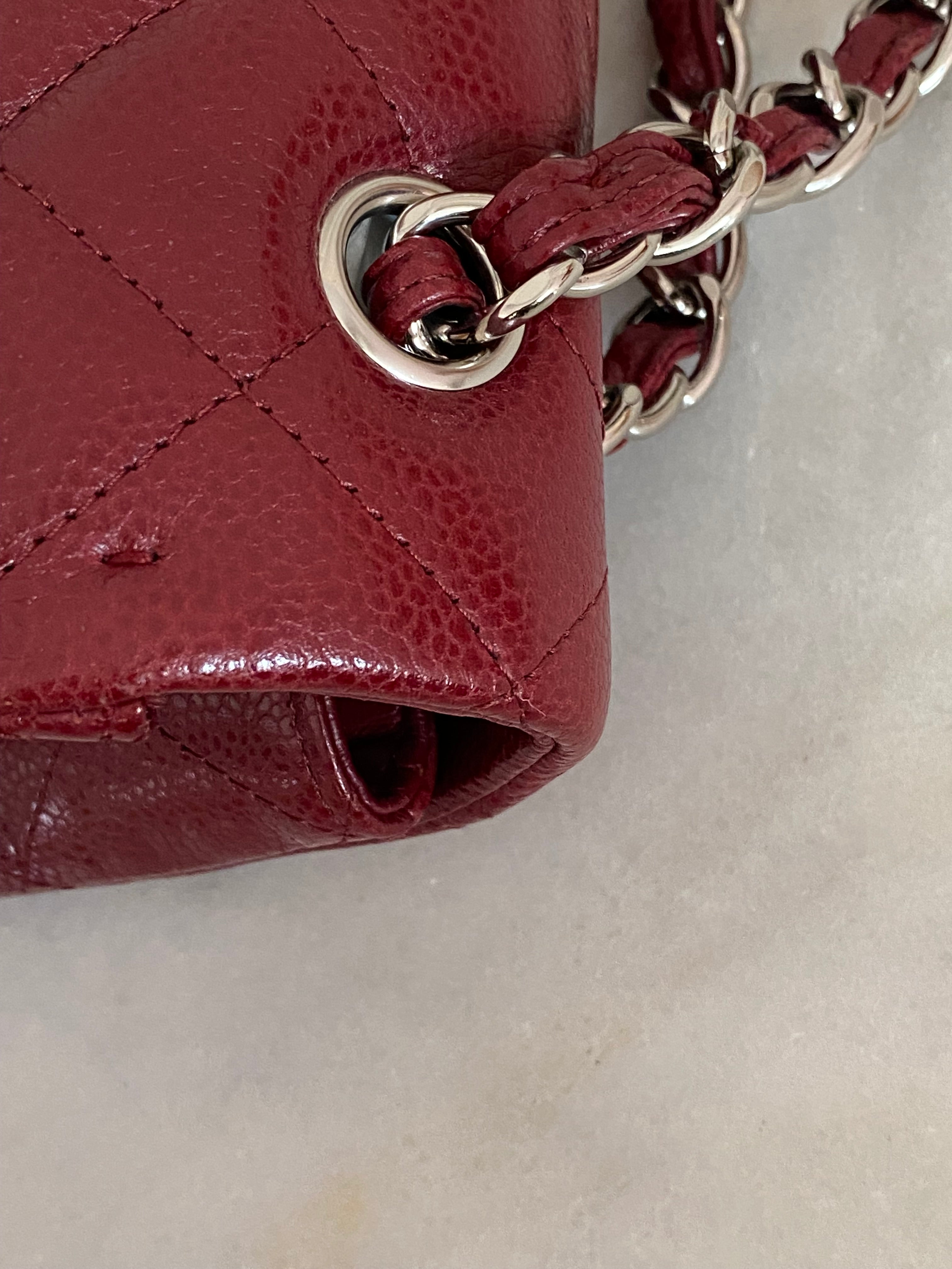 Chanel Red Classic Maxi Single Flap Bag