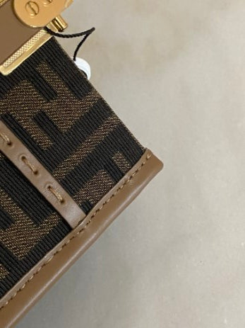 Fendi Brown FF Sunshine Small Bag