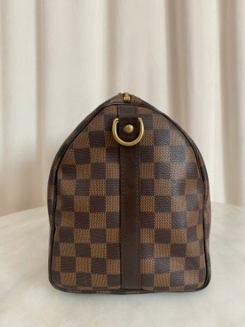 Louis Vuitton Damier Ebene Bandouliere Speedy 30 Bag