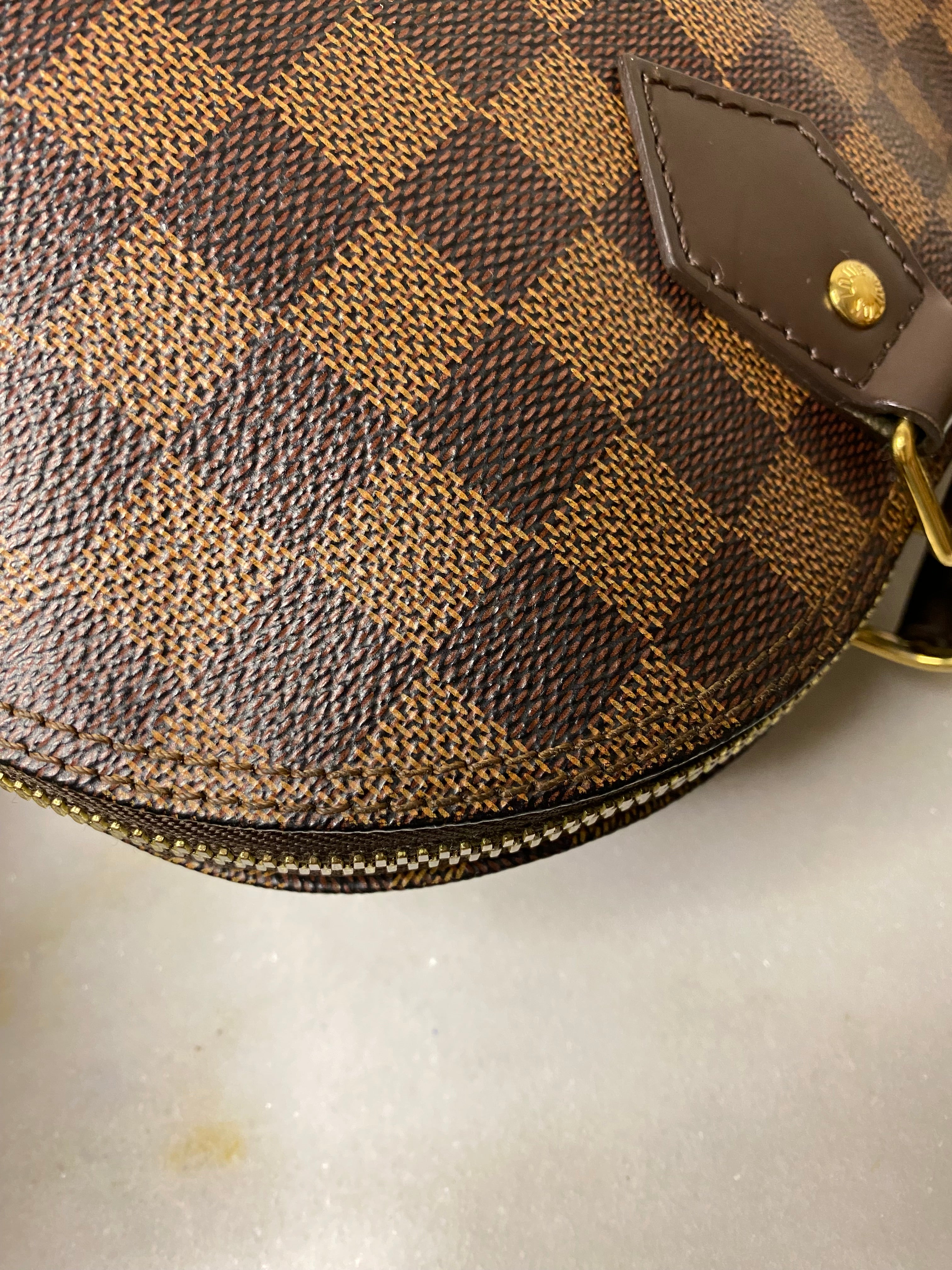 Louis Vuitton Damier Ebene Alma PM Bag