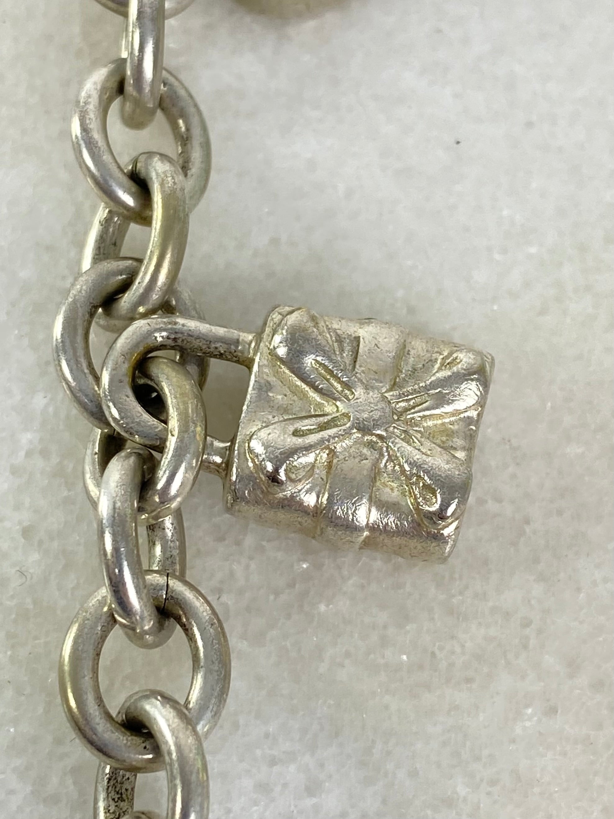 Tiffany & Co Silver Lock Heart Bracelet