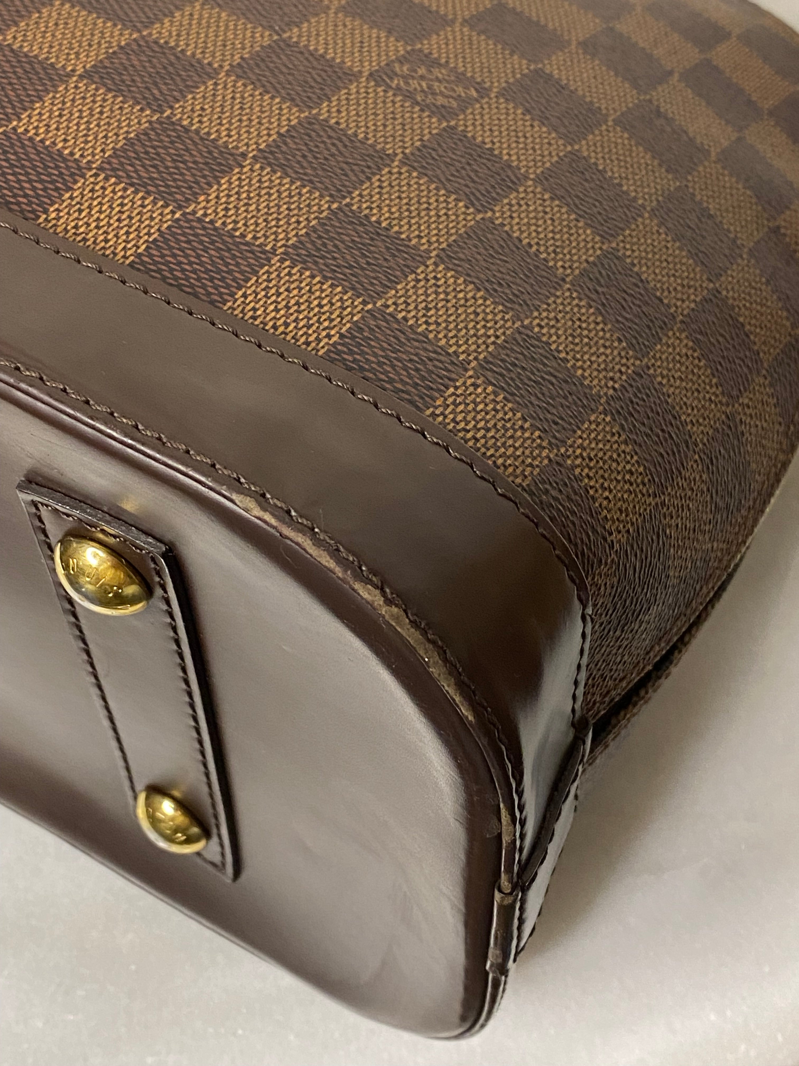 Louis Vuitton Damier Ebene Alma PM Bag