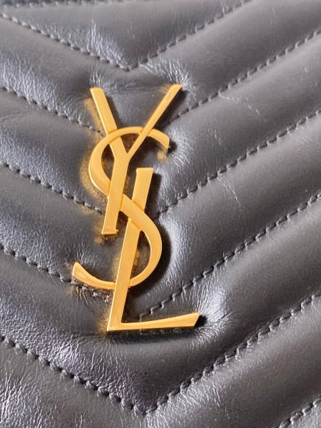 YSL Black Cassandre Medium Classic Clutch