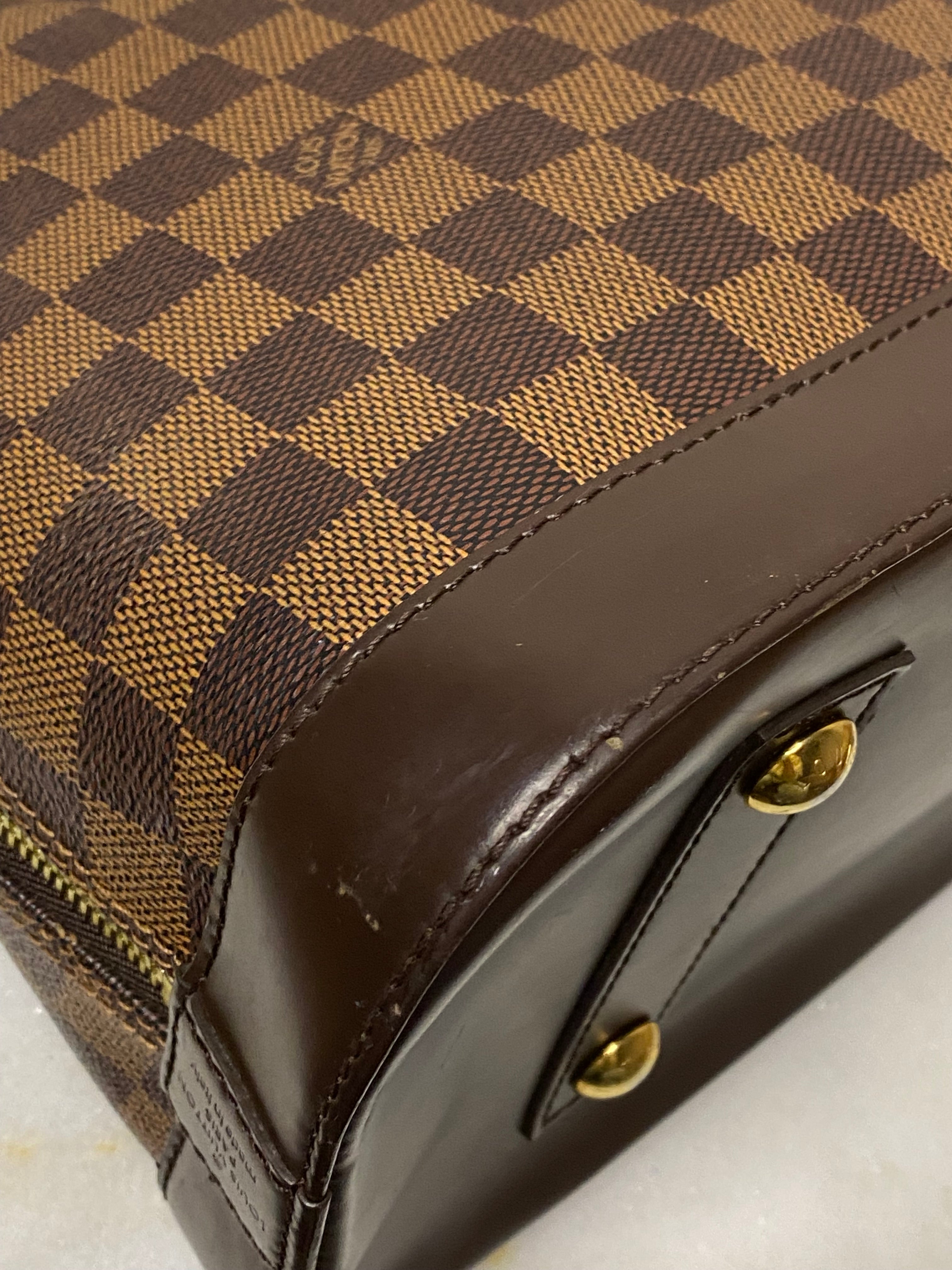 Louis Vuitton Damier Ebene Alma PM Bag